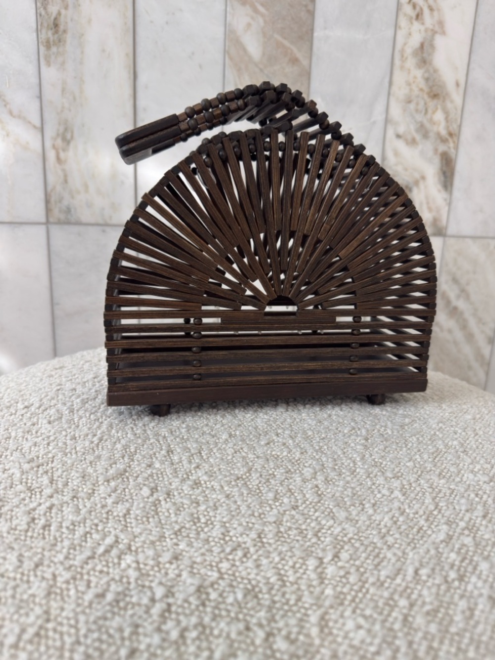 Cult Gaia Mini Cupola Bag Dark Bamboo - Picture 3 of 6